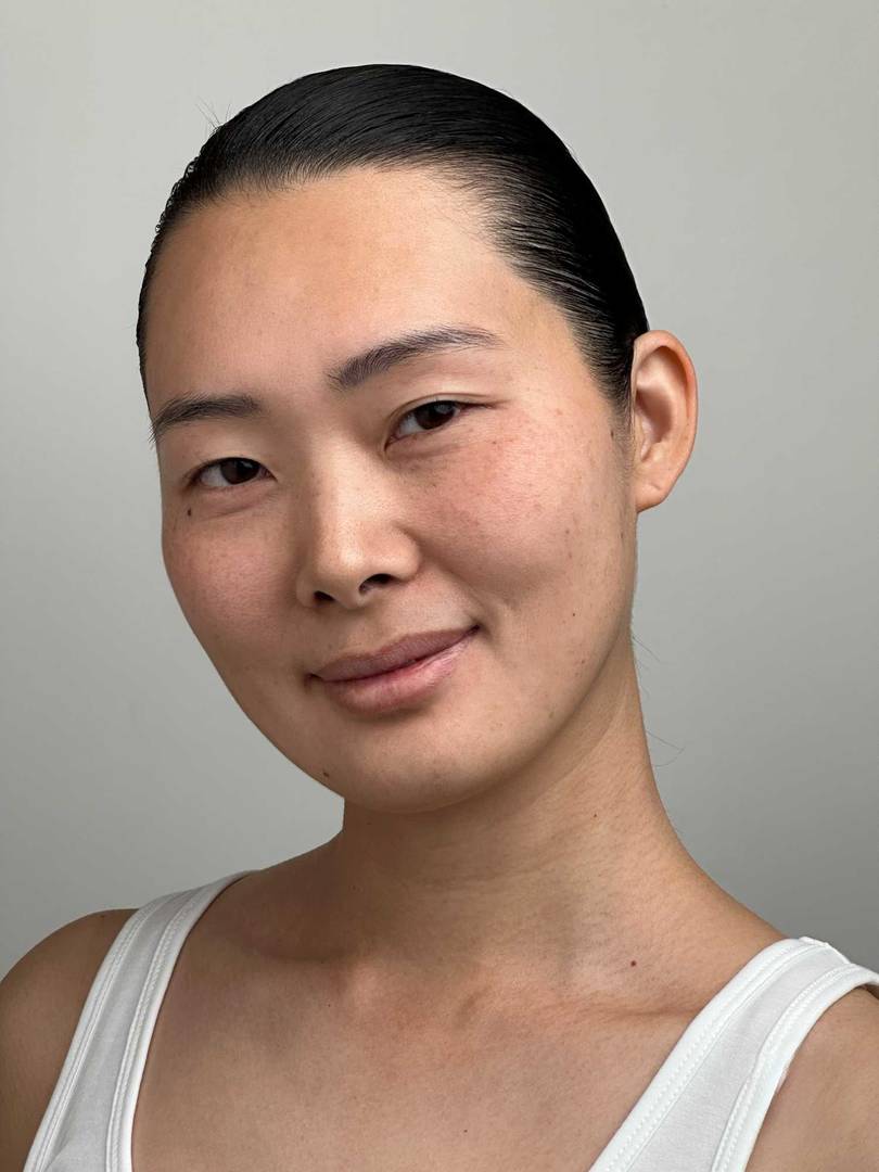 Clinical testing panelist smiling at camera