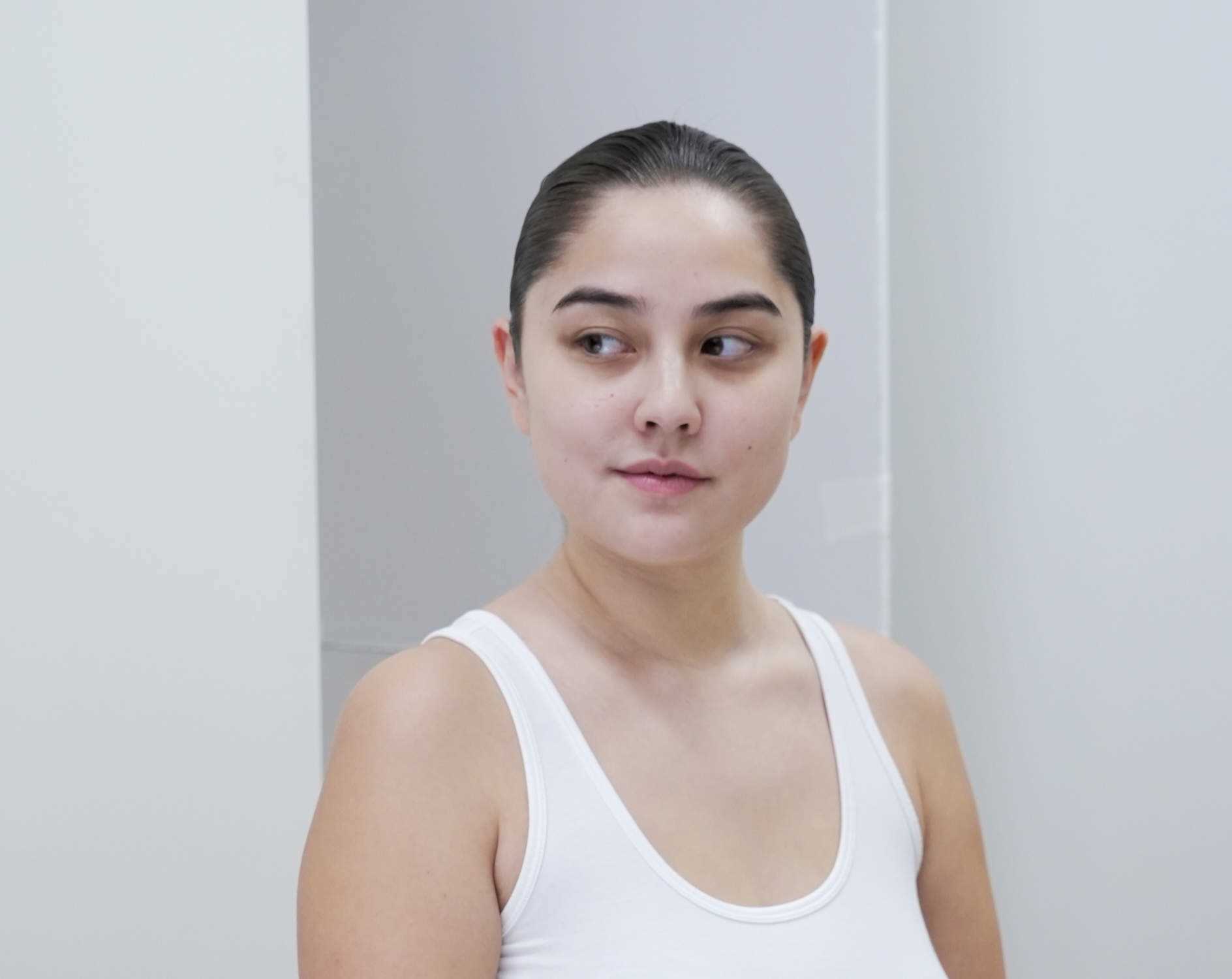 Female clinical testing panelist