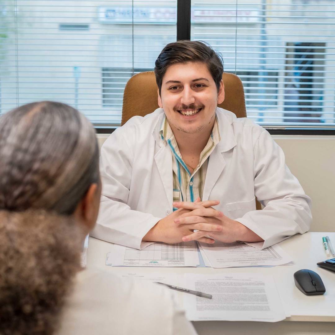 Clinical testing panellist at clinical testing site