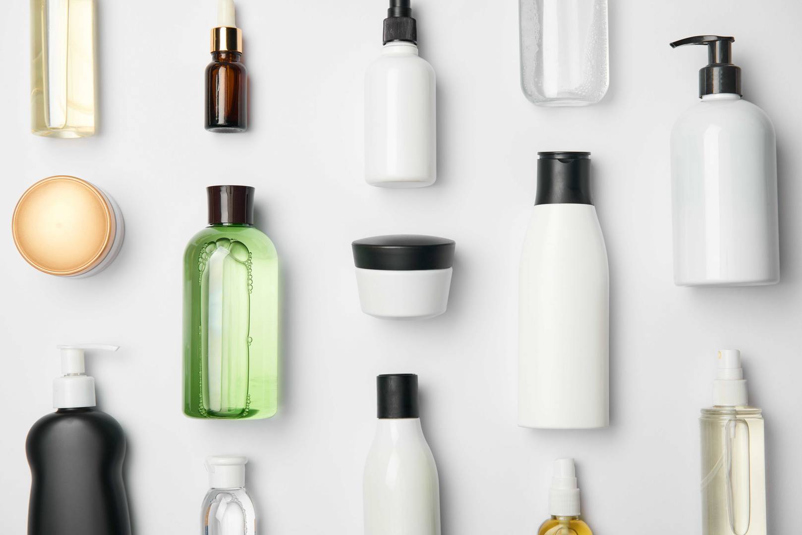bottles of product