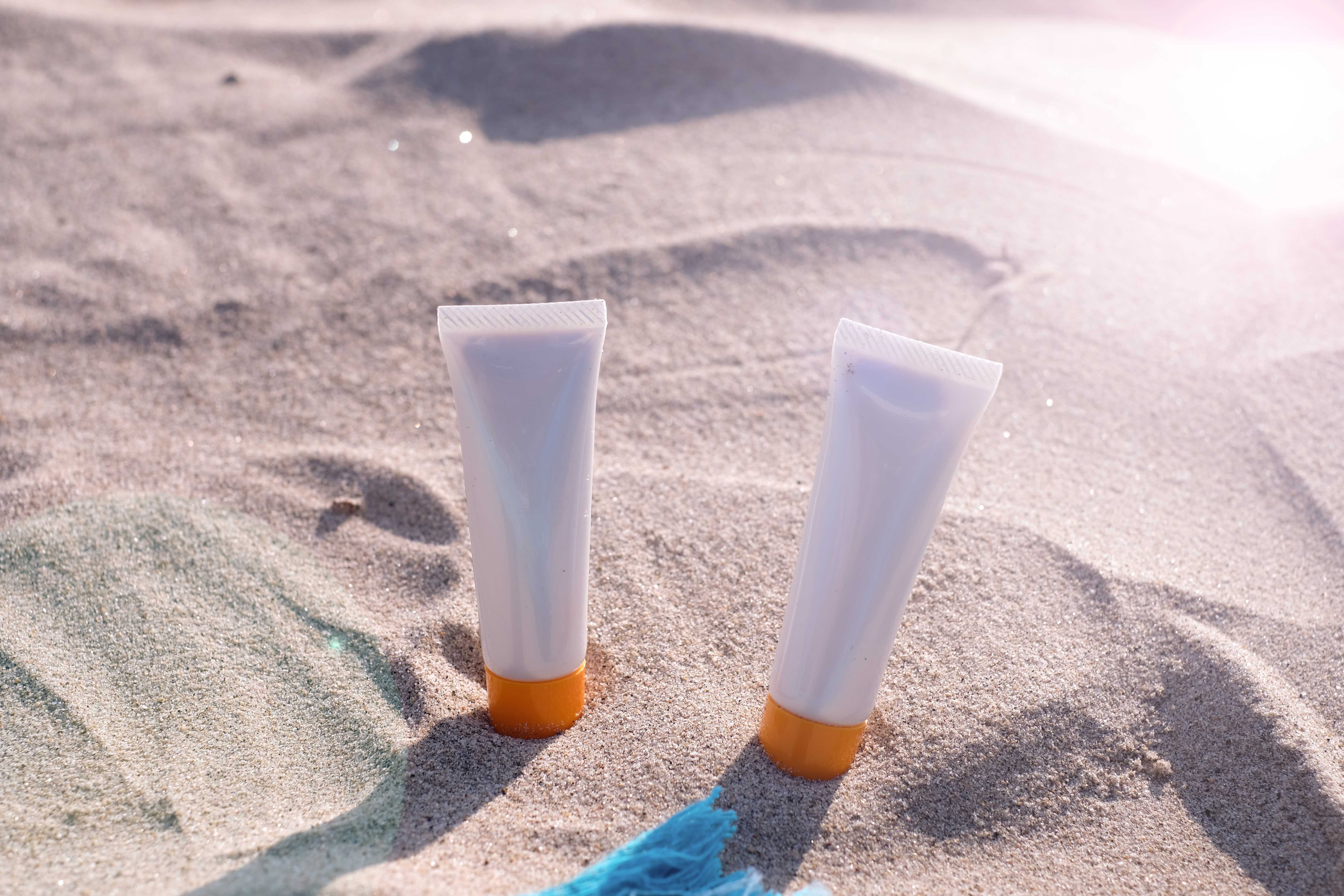 sunscreen bottles