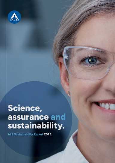 ALS Sustainability Report 2025 Cover Image