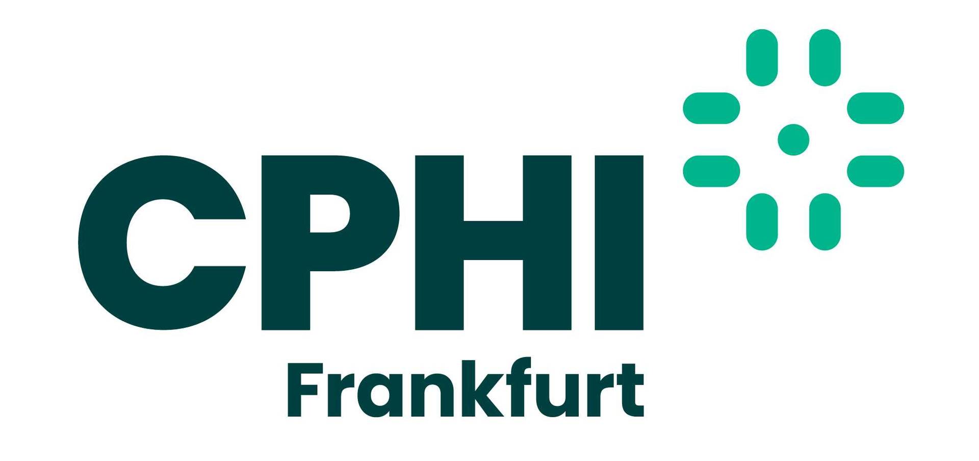 Logo: CPHI Frankfurt 2025. Führenden Messe für pharmazeutische Innovation