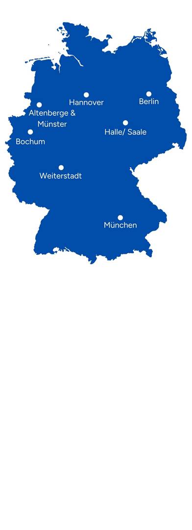 ALS Standorte in Deutschland