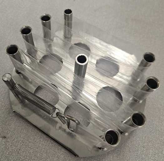 Lang SPMD festet på spindel