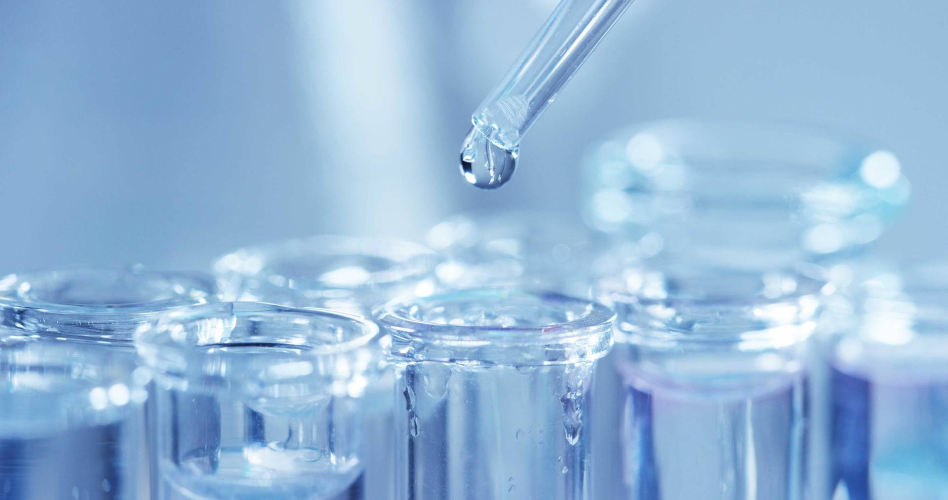 test tubes and pipette