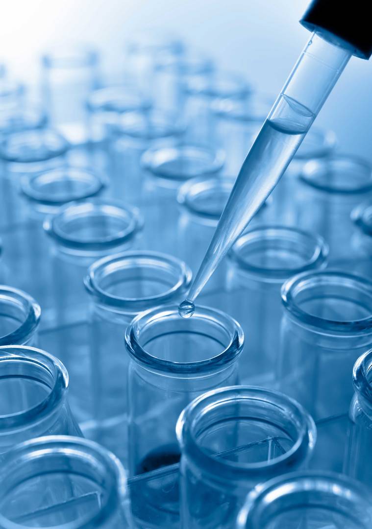 pipette and test tubes
